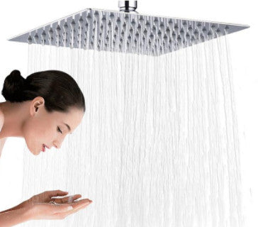 Derpras Rain Shower Head, 16" (324 Jets) (6823361937591)